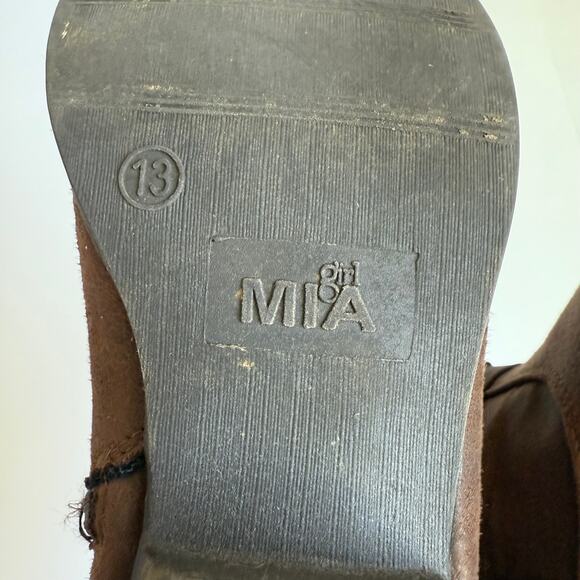 Mia Girl Jeyni Brown Faux Leather Buckle Ankle Boots - Picture 10 of 10